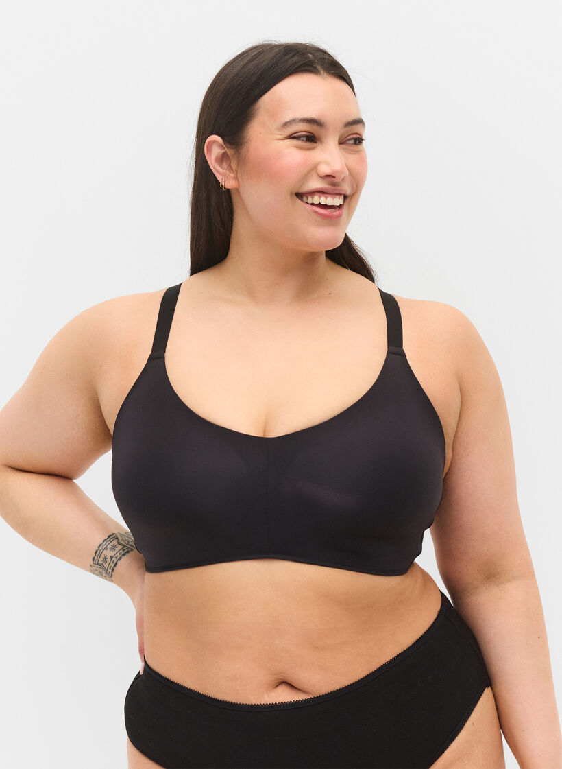 Topatut rintaliivit, Musta, Model image number 0