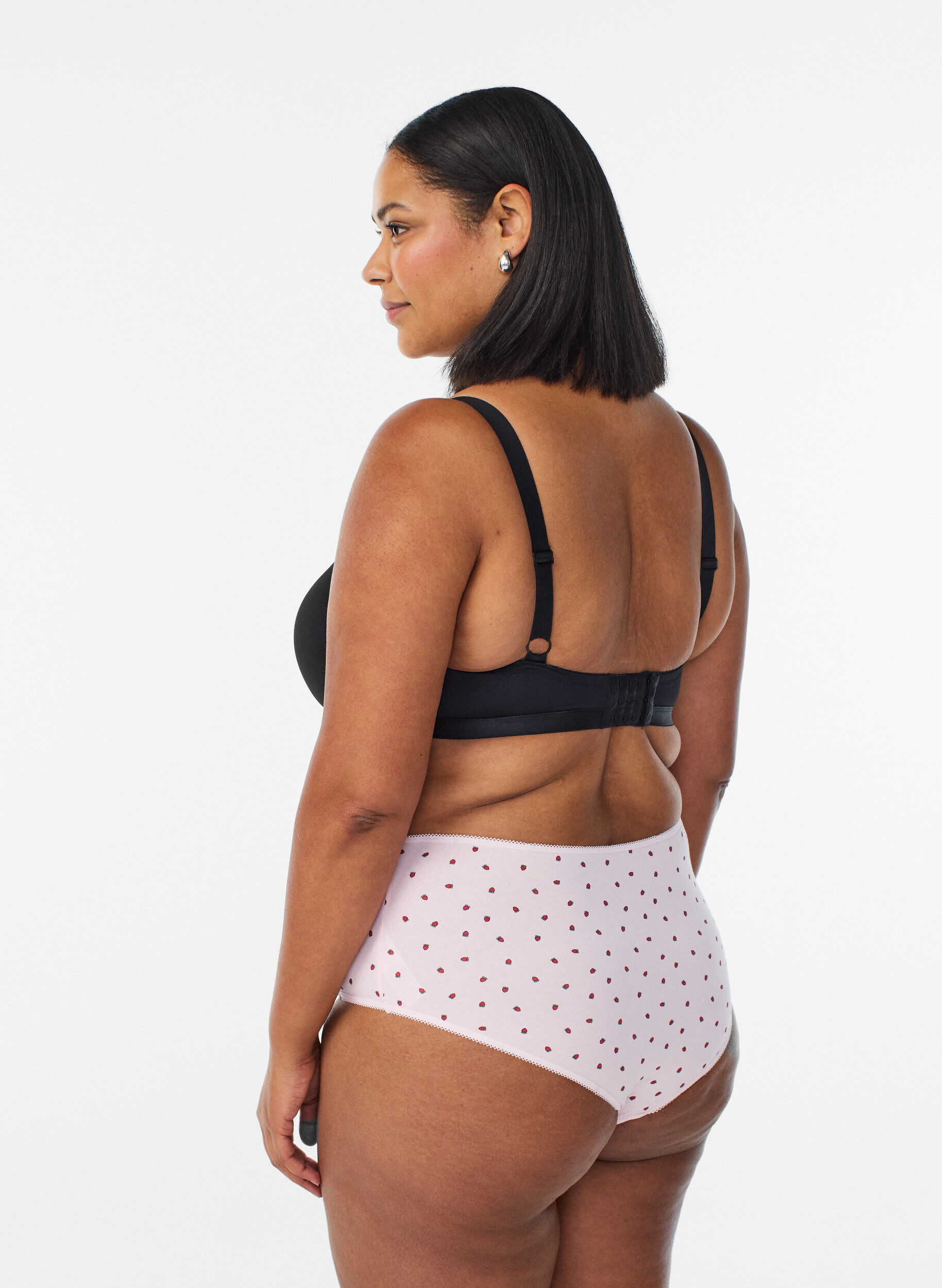 Zizzi 7 kappaleen hipster-alushousupakkaus, Punainen, Model image number 1