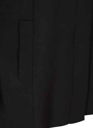 Takki nappikiinnityksellä a-mallissa, Black, Packshot image number 3