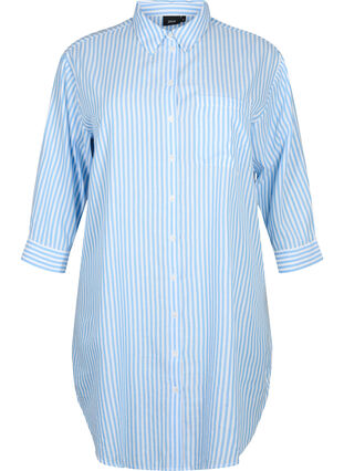 Pitkä raidallinen paita, jossa on 3/4-hihat, Marina W. Stripe, Packshot image number 0