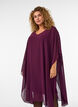 Lyhyt sifonkimekko V-p&auml;&auml;ntiell&auml;, Violetti, Model image number 2