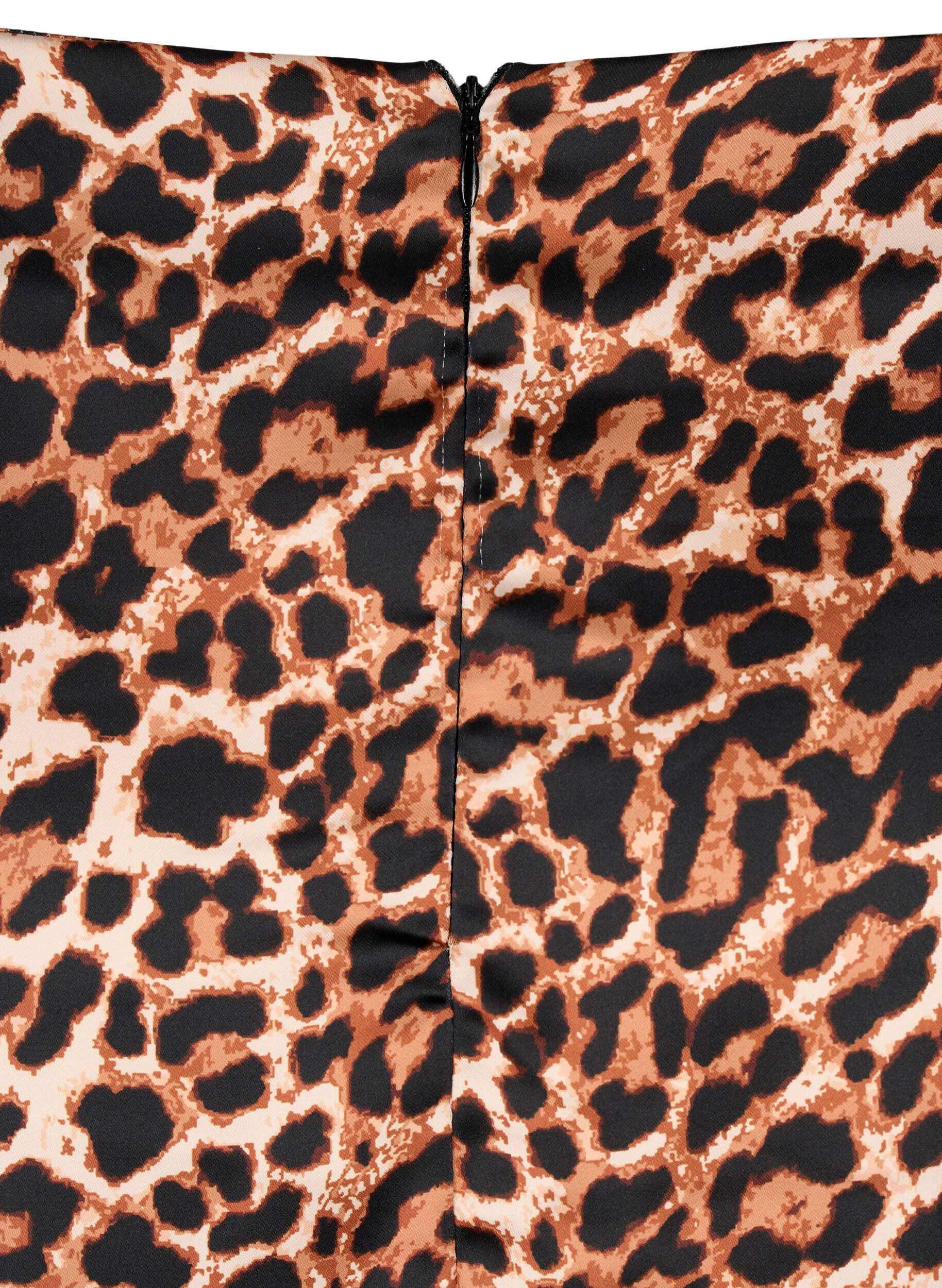 Zizzi Leopardikuvioinen halkiohame, Leopard AOP, Packshot image number 2