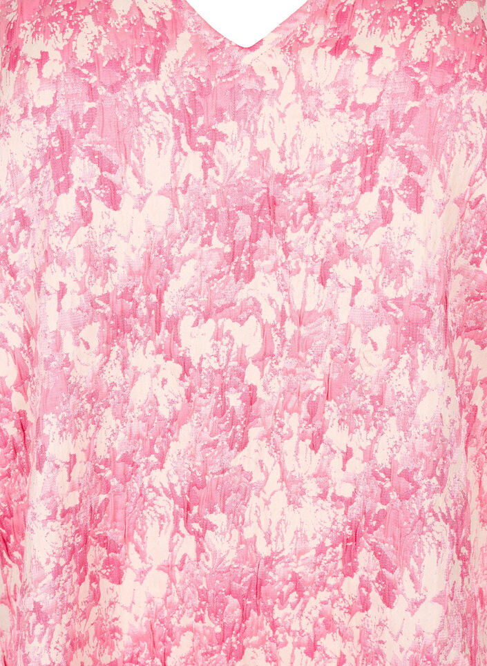 Mekko, jossa on lyhyet puhvihihat, Chateau Rose AOP, Packshot image number 2