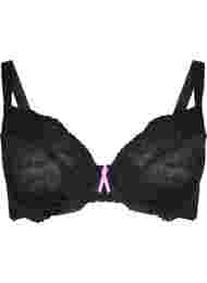 Support the breasts -rintaliivit kaarituella, Black