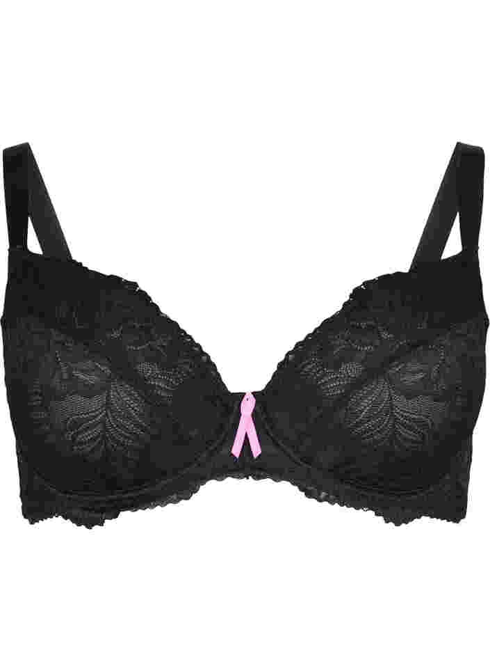 Support the breasts -rintaliivit kaarituella, Black, Packshot image number 0
