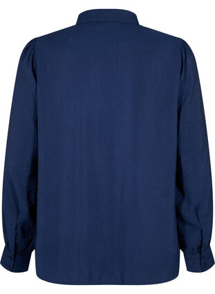 Pitkähihainen paita Tencel ™-modaalia, Navy Blazer, Packshot image number 1