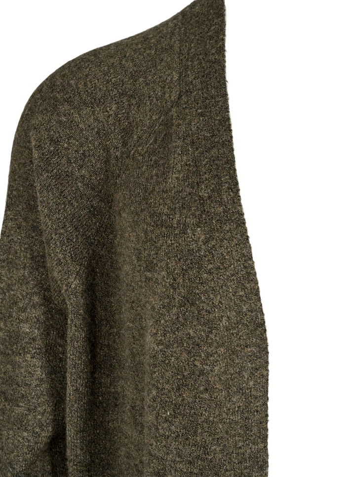 Pitkä neuletakki taskuilla, Sea Turtle Mel., Packshot image number 2