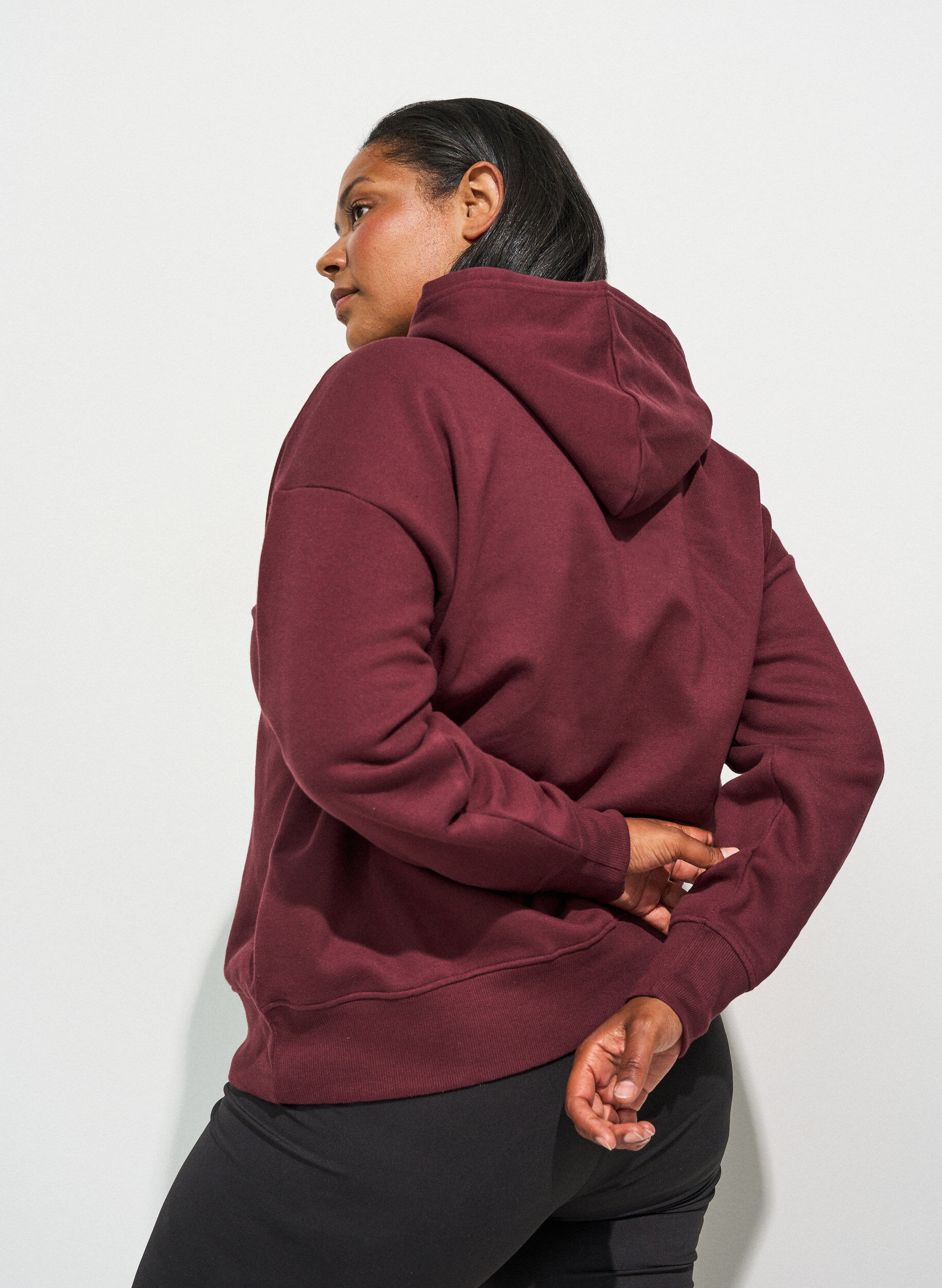 ZizziHuppari rintaprintill&auml;, Punainen, Model image number 2