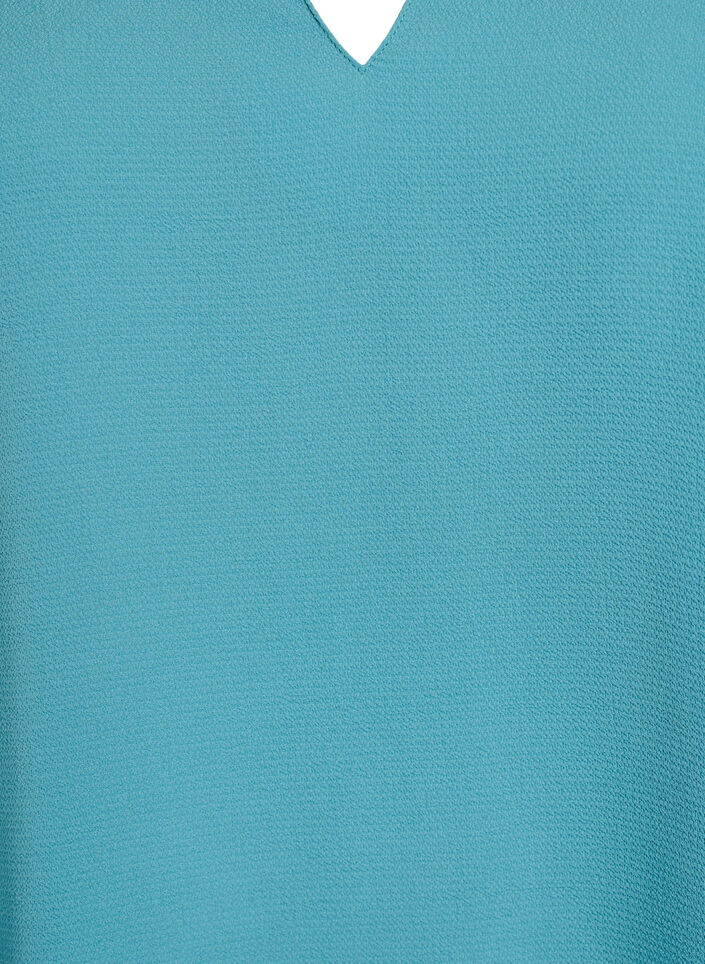 Lyhythihainen pusero, jossa on V-pääntie, Vihreä, Packshot image number 2