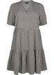FLASH – A-linjainen mekko painatuksella, Black White Graphic, Packshot image number 0