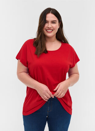 T-paita, Tango Red, Model image number 0