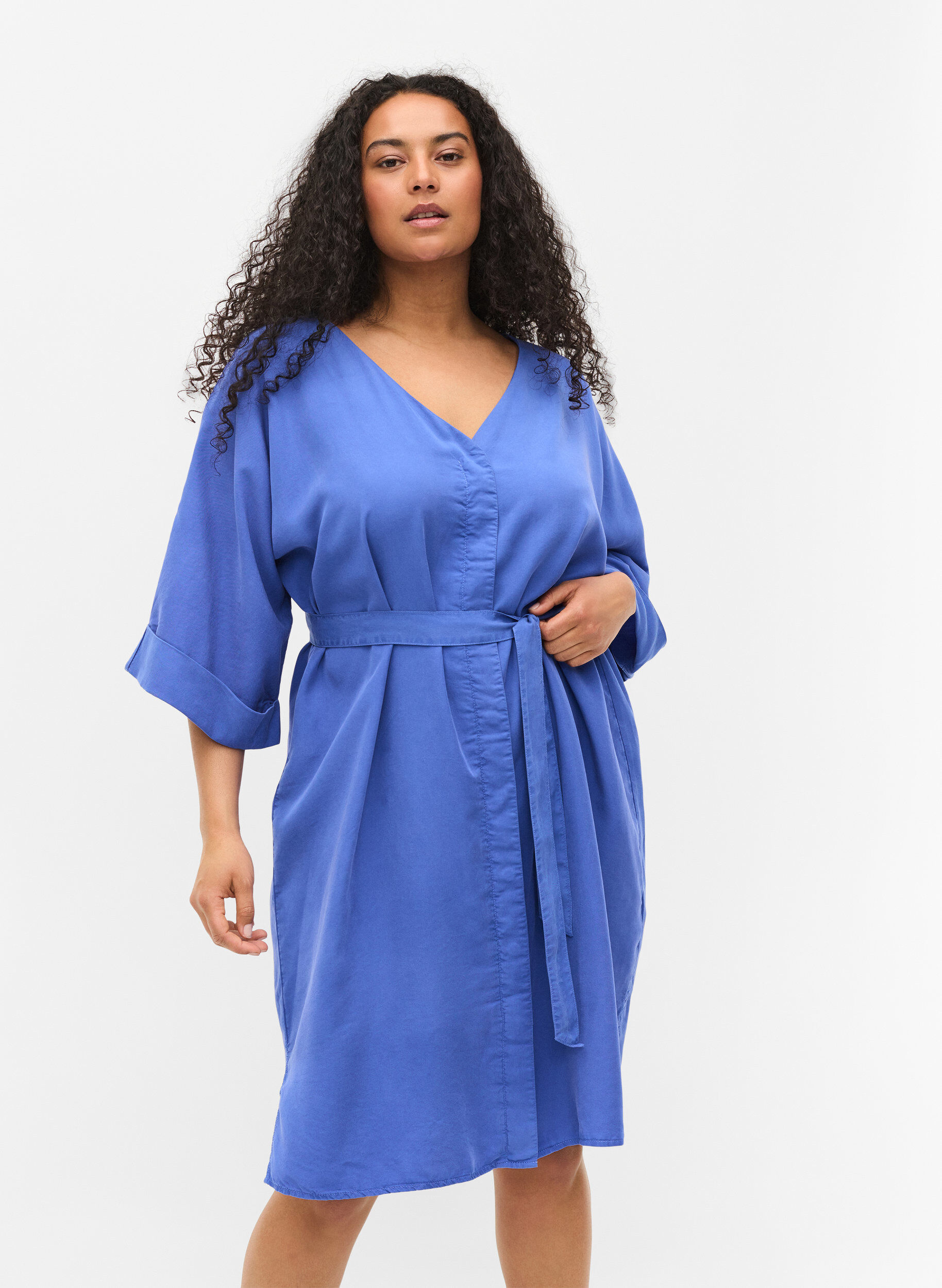 ZizziMekko 3/4-hihoilla ja nauhalla, Sininen, Model image number 0