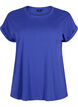 Lyhythihainen t-paita puuvillasekoitteesta, Sininen, Packshot image number 0