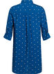 Lyhyt mekko kauluksella ja rintataskulla, Sininen, Packshot image number 1