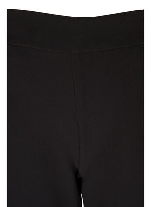 Yksiväriset housut suorilla lahkeilla, Black, Packshot image number 2