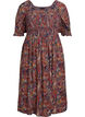 Kes&auml;mekko viskoosista paisley-kuosilla, Sininen, Packshot image number 0
