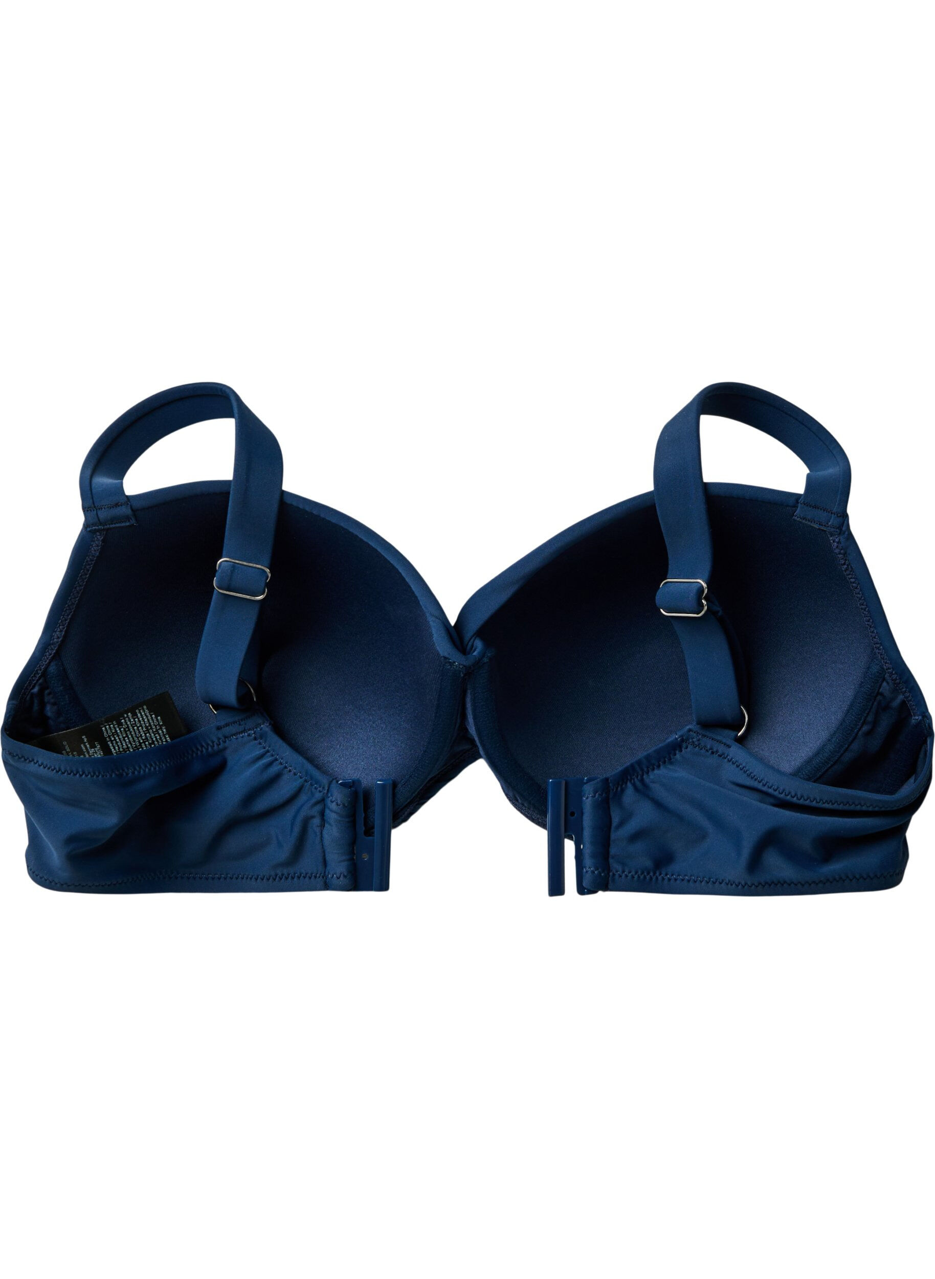 ZizziKaarituelliset bikiniliivit rypytyksell&auml;, Sininen, Packshot image number 4