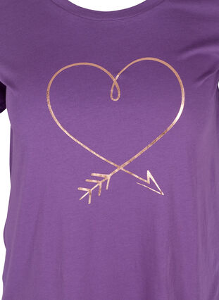 T-paita printillä, Majesty/R.G. Heart, Packshot image number 2