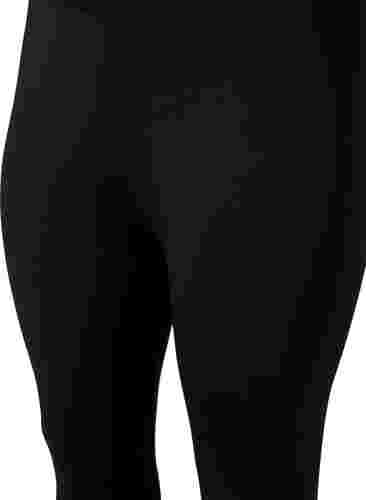2 kpl 3/4-leggingsejä, Black / LEO AOP, Packshot image number 2