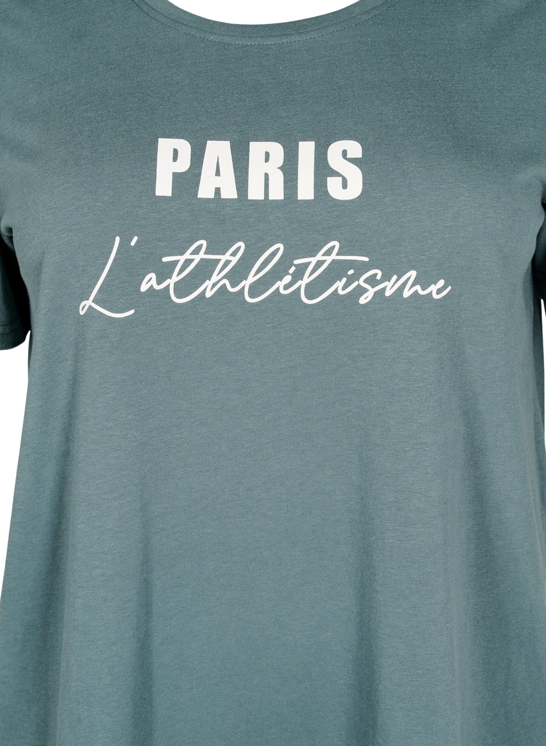 Zizzi FLASH - T-paita printill&auml;, Vihre&auml;, Packshot image number 2