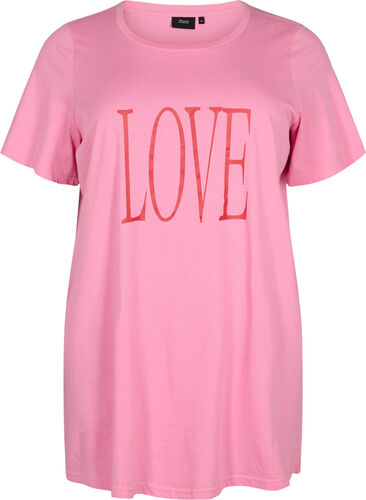 Oversize t-paita printillä, Rosebloom W. Love, Packshot image number 0