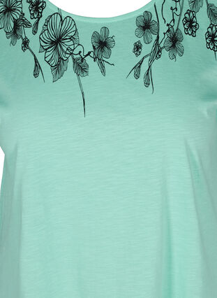 Puuvillainen t-paita printtiyksityiskohdilla , Cabbage FLOWER, Packshot image number 2