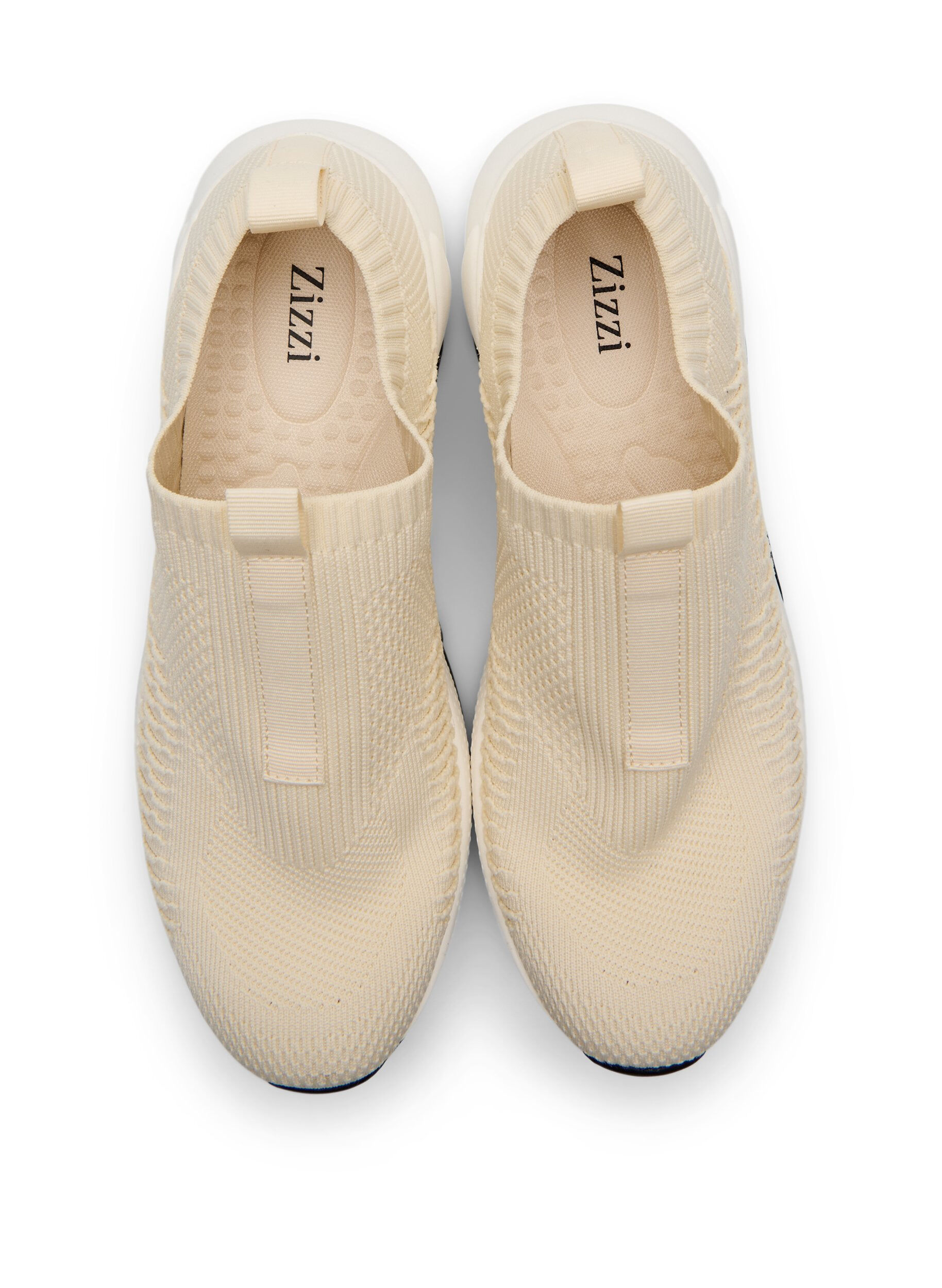 Zizzi Leve&auml;lestiset - Slip-on lenkkarit, Beige, Packshot image number 2