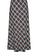 Ruudullinen A-linjainen maksihame, Sininen, Packshot image number 1