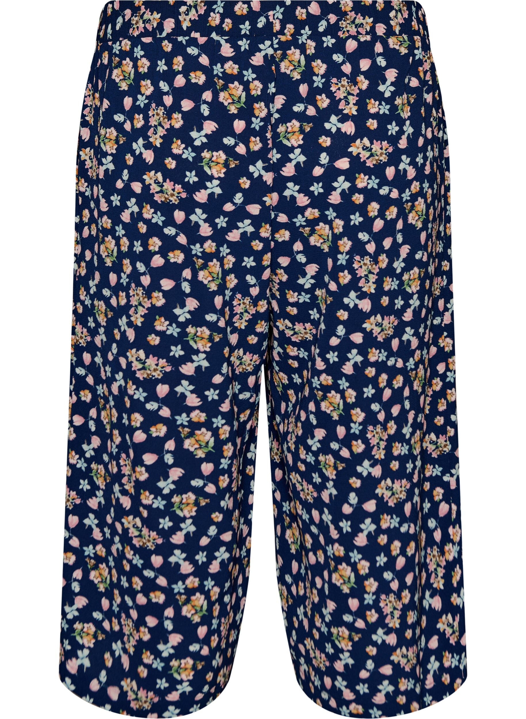 ZizziCulottes-housut kuosilla, Sininen, Packshot image number 1