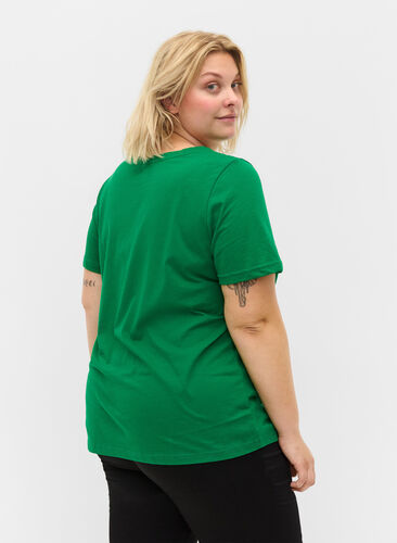 Lyhythihainen t-paita pyöreällä pääntiellä, Jolly Green MB, Model image number 1