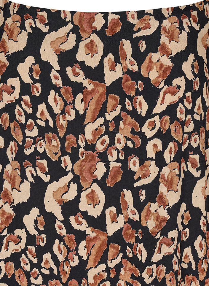 Viskoosista valmistettu midimekko ohuilla olkaimilla, Leo AOP, Packshot image number 2