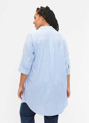 Pitkä raidallinen paita, jossa on 3/4-hihat, Marina W. Stripe, Model image number 1