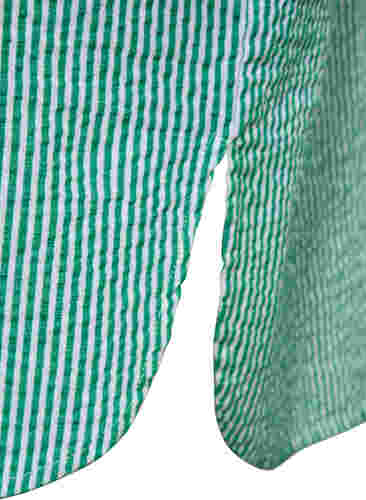 Raidallinen puuvillapaita 3/4-hihoilla, Jolly Green Stripe, Packshot image number 3