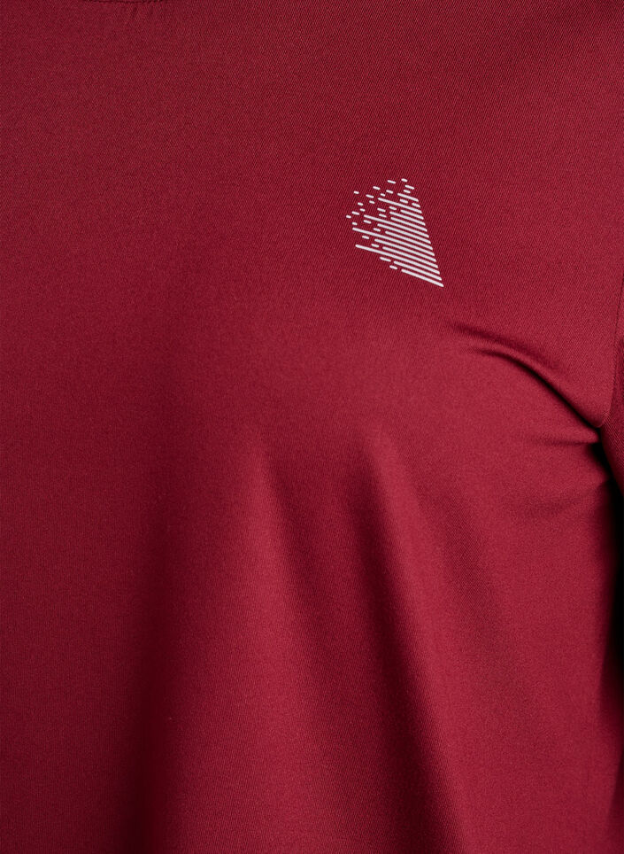 Treenipusero 3/4-hihoilla, Punainen, Packshot image number 2