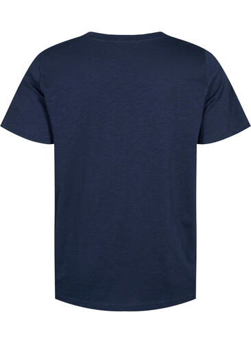 Puuvillainen T-paita tekstipainatuksella, Night Sky W. La, Packshot image number 1