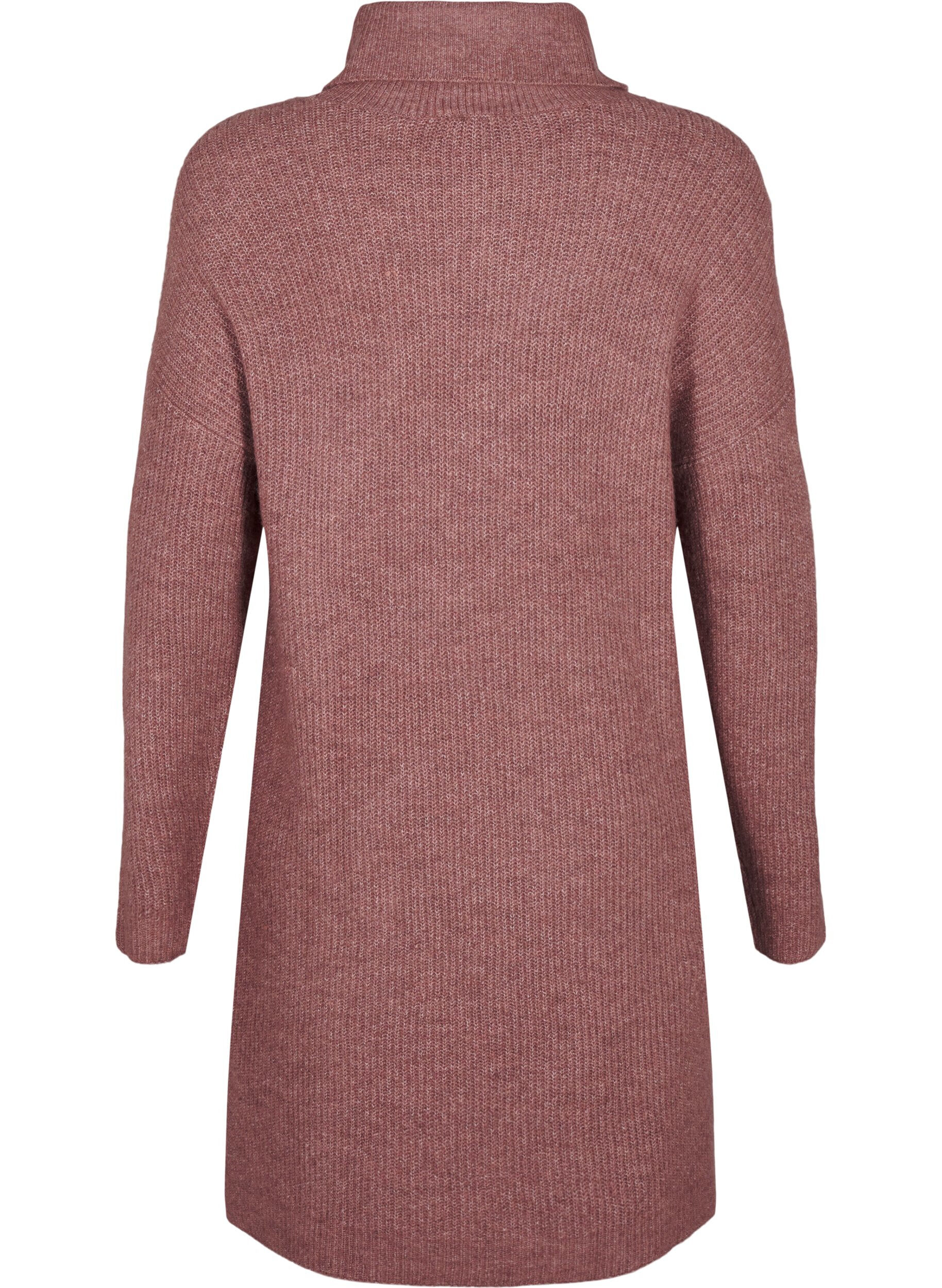 Zizzi FLASH - Neulemekko poolokauluksella, Punainen, Packshot image number 1