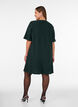 Lyhyt A-linjainen mekko kimalteraidoilla, Vihre&auml;, Model image number 2
