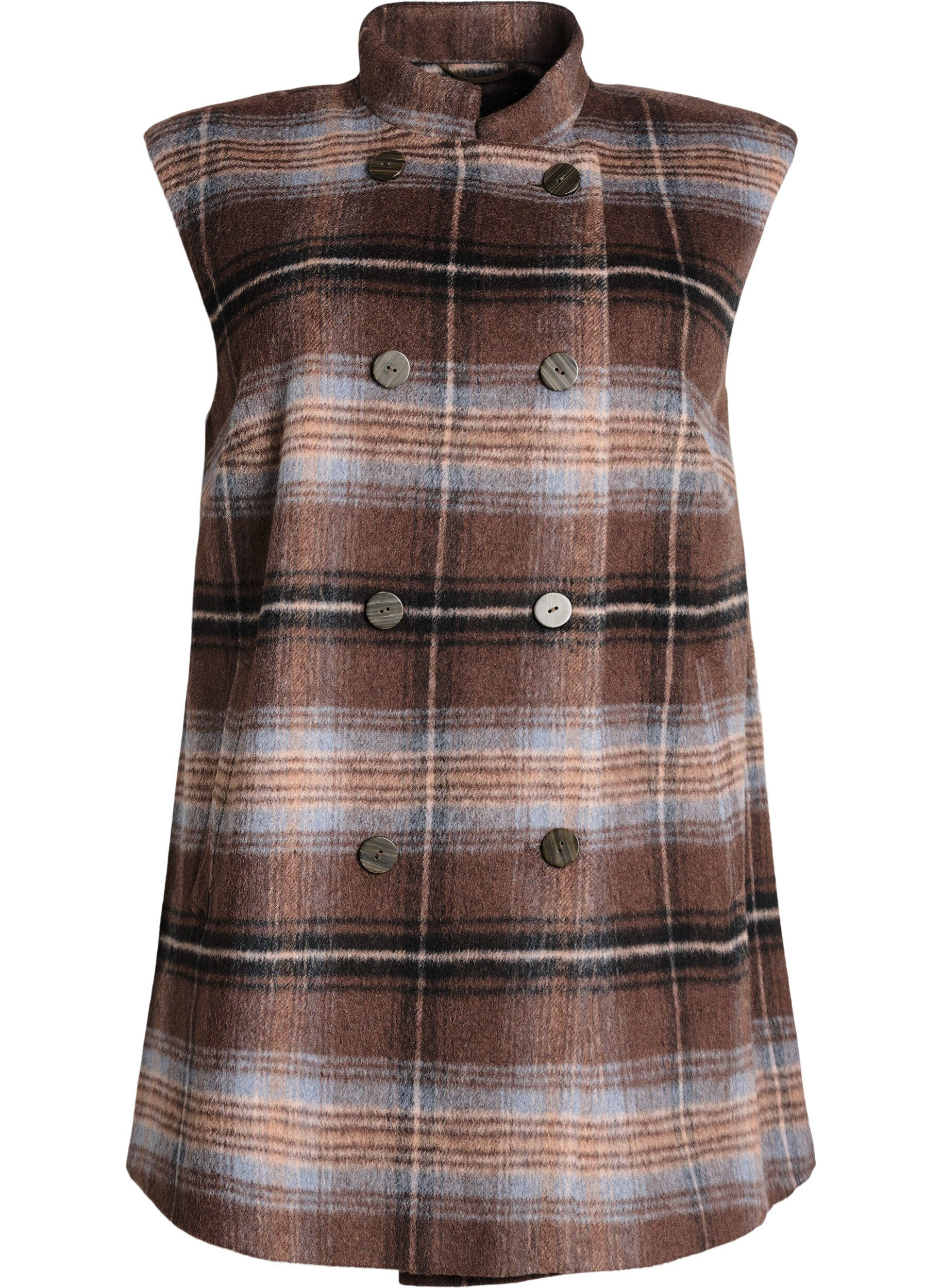 Pitk&auml; ruudullinen liivi