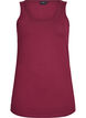 Yksiv&auml;rinen perus paita puuvillasta, Tumma Bordeaux, Packshot image number 0