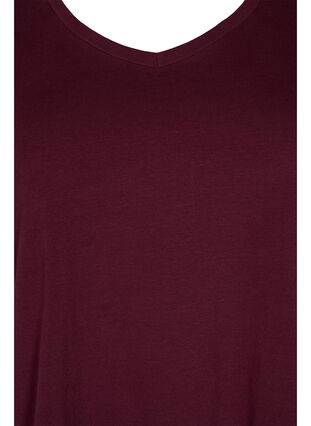 Yksivärinen perus t-paita puuvillasta, Winetasting, Packshot image number 2