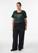 T-paita printill&auml;, Vihre&auml;, Model image number 1