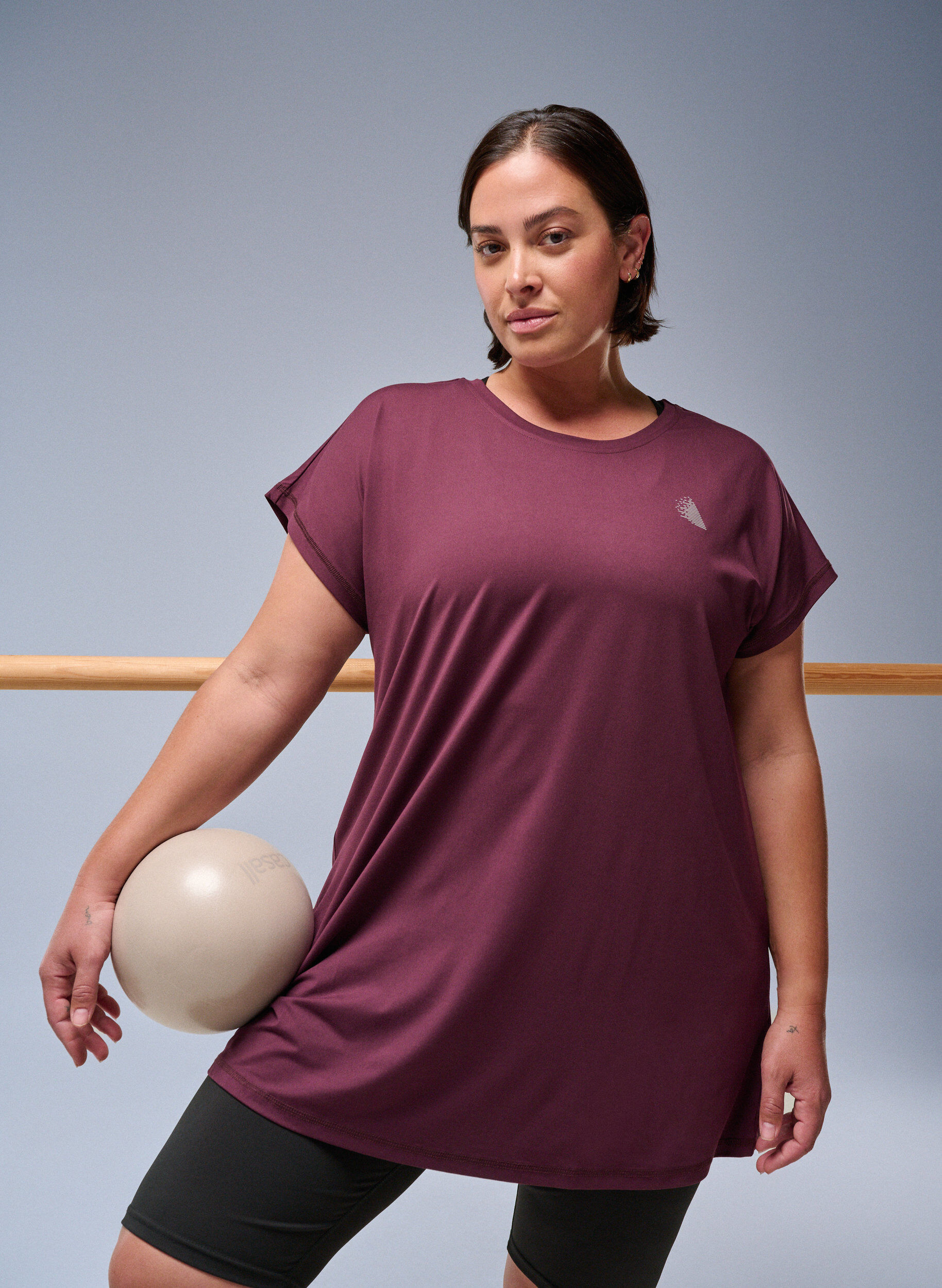 ZizziPitk&auml; treeni-T-paita, Punainen, Image image number 0