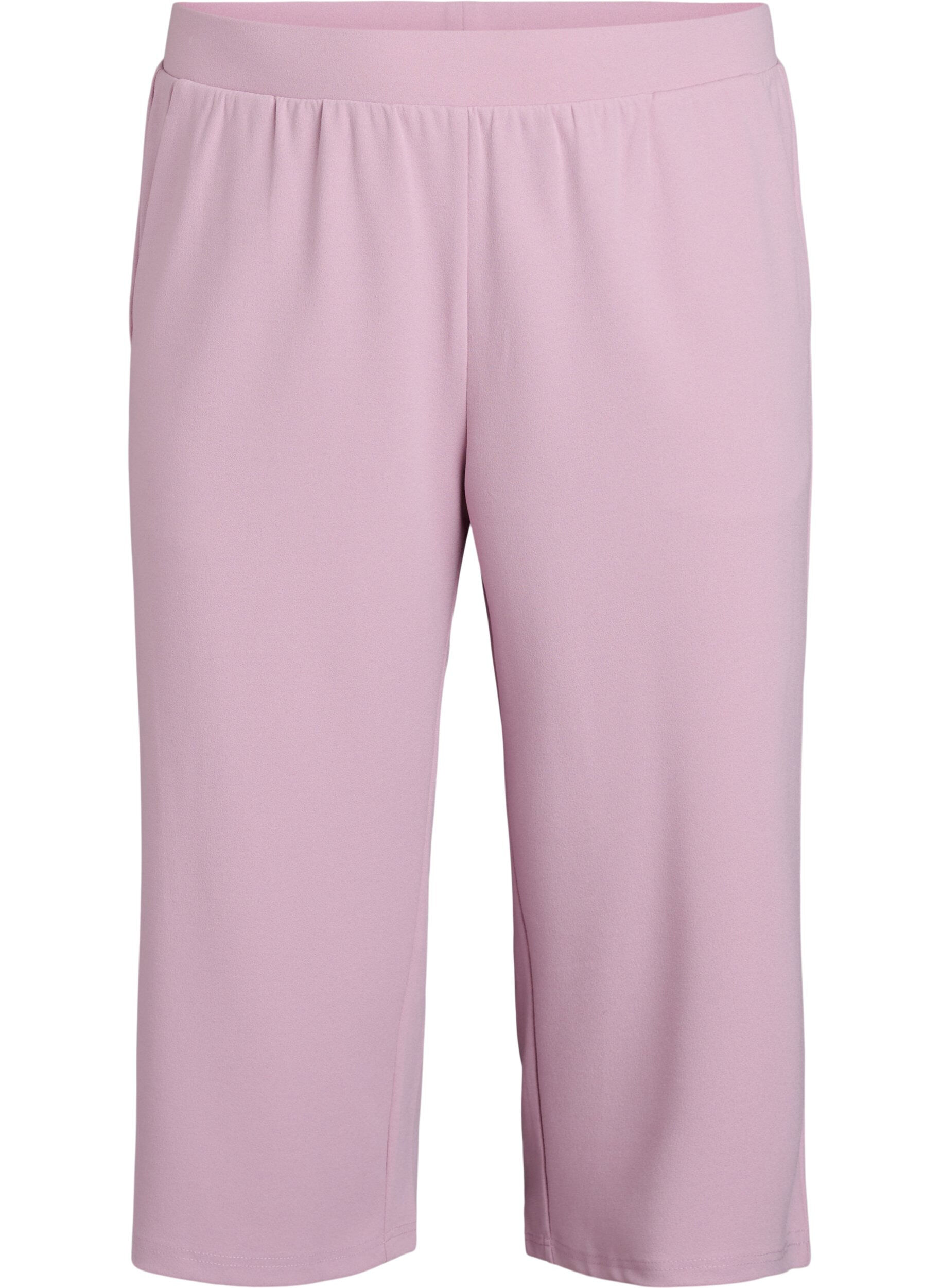 Zizzi Korkeavy&ouml;t&auml;r&ouml;iset polvihousut rennolla istuvuudella, Punainen, Packshot image number 0