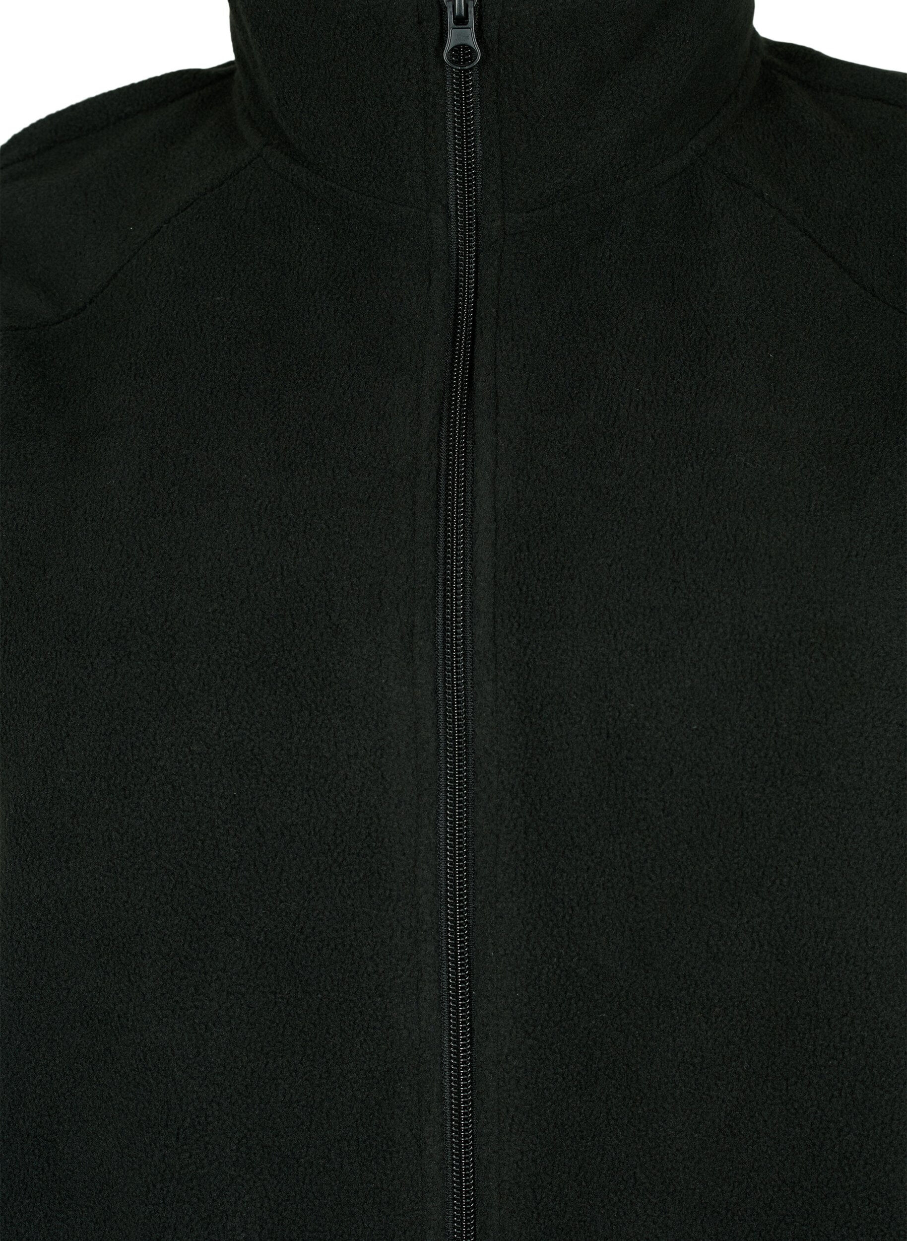 ZizziFleeceliivi taskuilla, Musta, Packshot image number 2