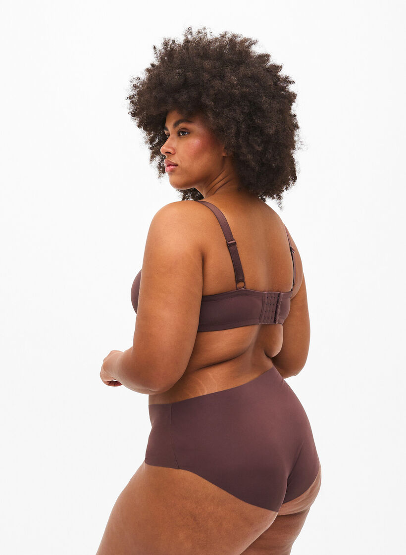 Näkymättömät pikkuhousut normaalilla vyötäröllä, Chicory Coffee, Model image number 1