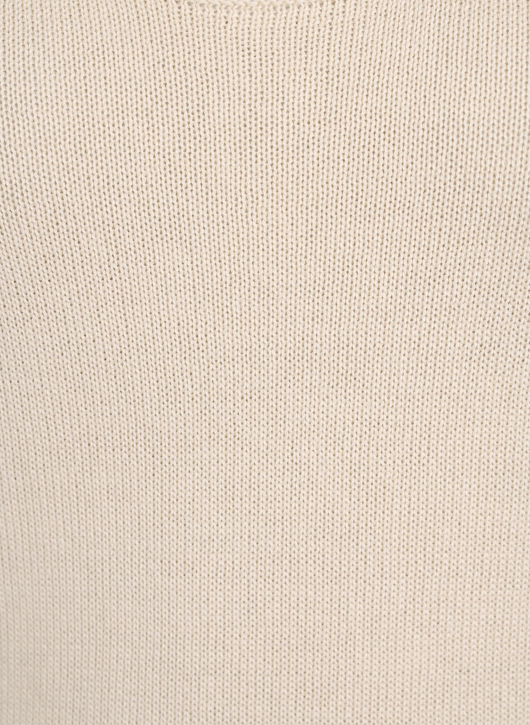 Zizzi Hihaton neuletoppi, jossa on aaltoreunus, Sandshell, Packshot image number 2