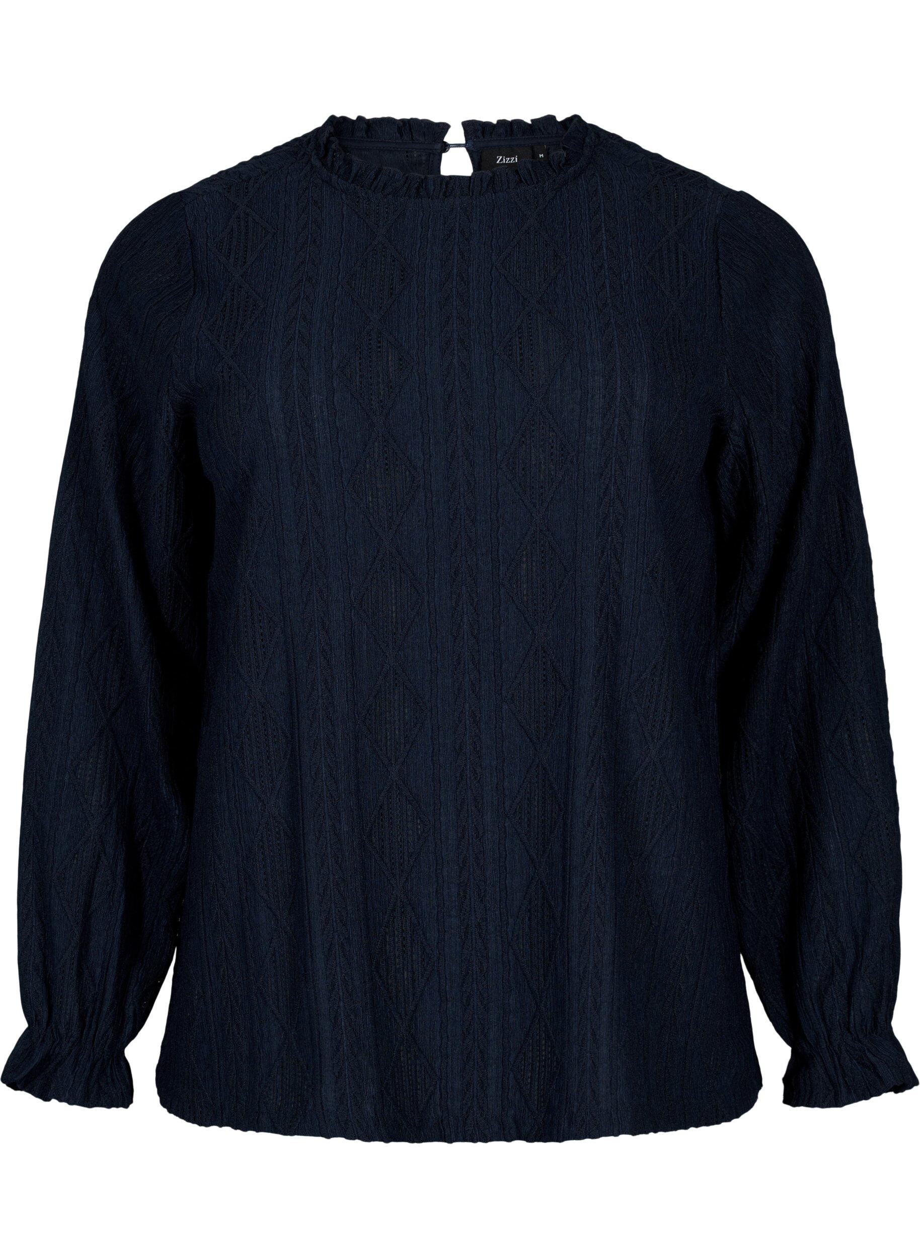 Zizzi Pusero, jossa on r&ouml;yhel&ouml;yksityiskohdat ja s&auml;vy s&auml;vyyn -kuviointi, Night Sky, Packshot image number 0