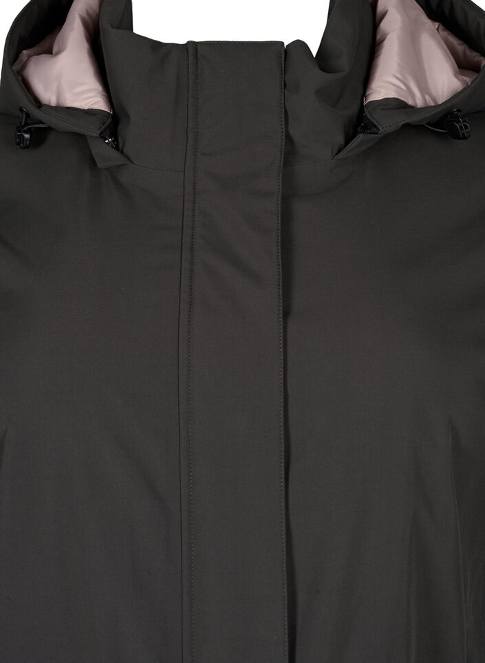 Toiminnallinen parka-talvitakki hupulla, Raven, Packshot image number 2