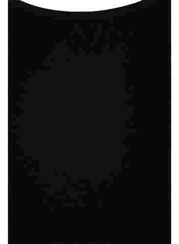 Hihaton treenitoppi viskoosista, Black, Packshot image number 3