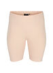 Yksiväriset perus pyöräilyshortsit , Beige, Packshot image number 0